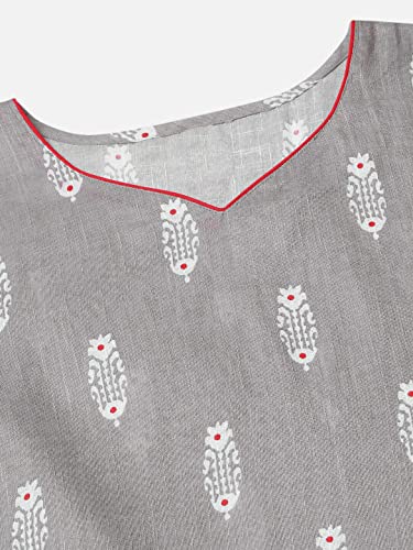 Image of Vaamsi Women's Cotton Regular Kurta