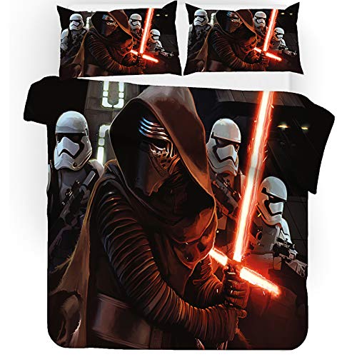 Fgolphd Star Wars Bettwäsche Mit Kissenbezug,Reversible Pattern 100%...