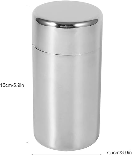 Miniatura 2 de Recipiente pequeño de lata de té, recipiente de acero inoxidable para café y té, contenedor de almacenamiento de té de hojas sueltas, portátil con