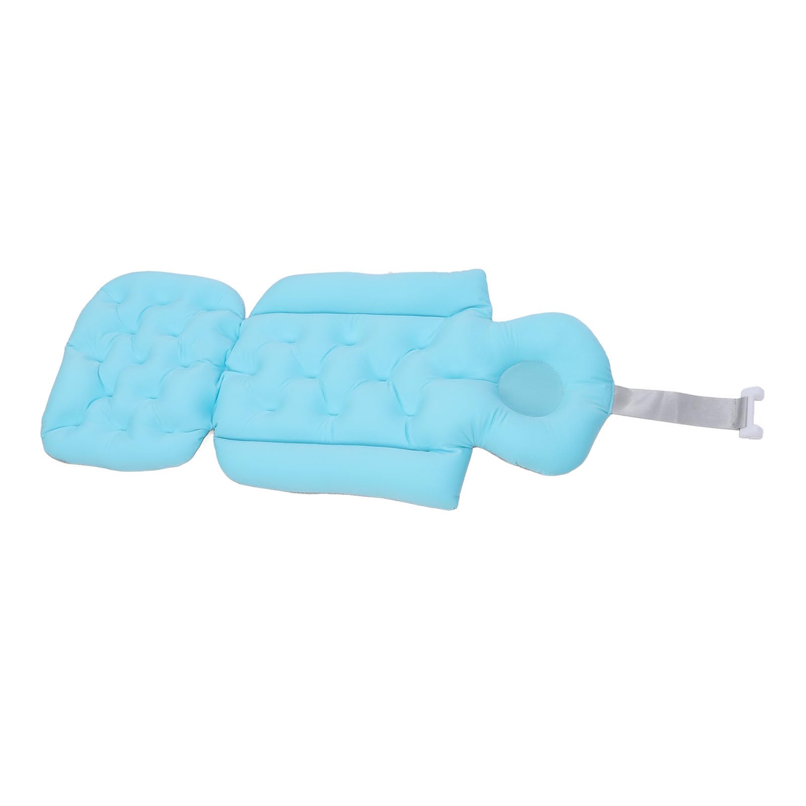 Almohada de Baño de Cuerpo Completo, Cojín Universal para Bañera, Fácil de Limpiar, Suave para el Baño (Azul)