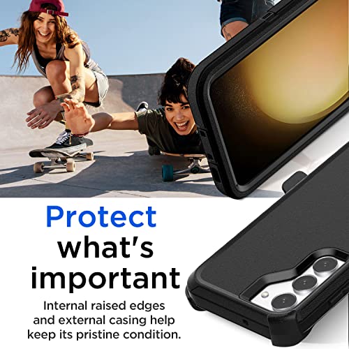 Aicase Belt Clip Case For Samsung Galaxy S23(6.1") With Screen Protector, Heavy Duty Drop Protection Full Body Rugged Shockproof/Dust Proof Military Protective Tough Durable For Samsung S23 6.1"_6 #TOP7