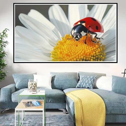Fleur Diamant Painting Enfant et Adulte pour Sublimer un Grand Mur de Salon