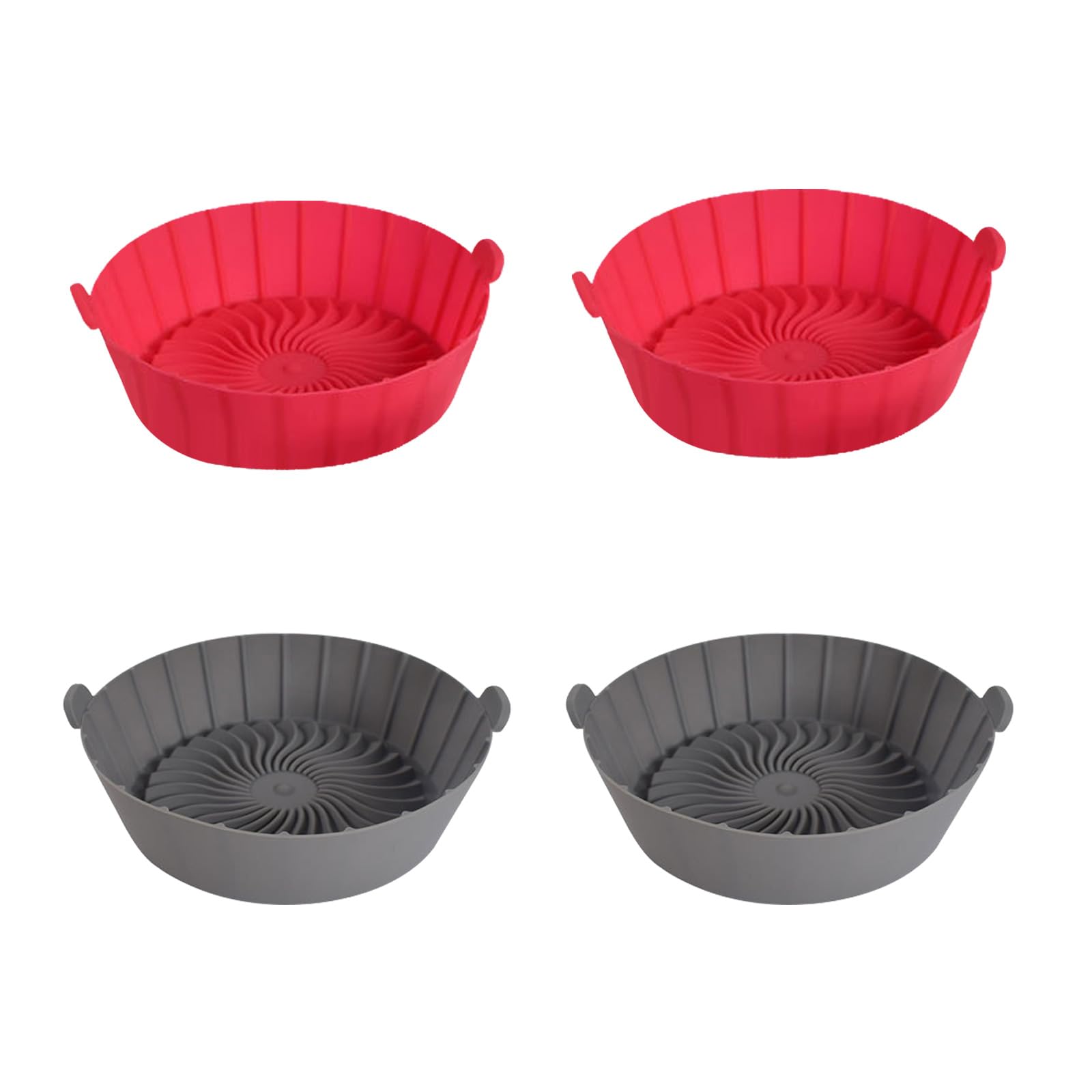  **4PCS Silikonform für Heißluftfritteuse, wiederverwertbarer Zubehör für Airfryer und Backofen**
| **Air Fryer Silicone