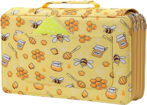 Lbxgap AB-SM Colored Pencil Case- 300 Individual Slots Pencil Holder Pencil Bag Large Capacity Pencil Organizer cover