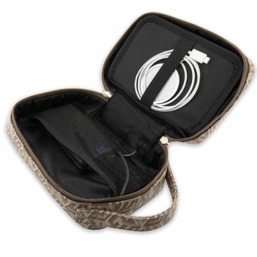 CG MOBILE WONDEE - Guess Sac Organiseur pour Femme avec Port de Chargement USB intégré, Profitez de la Mode comme Style de Vie avec ce Sac Organisateur de Gadgets, Cadeau Guess Original pour Femme