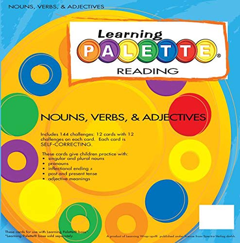 1st Grade Reading Learning Palette Nouns, Verbs, and Adjectives
