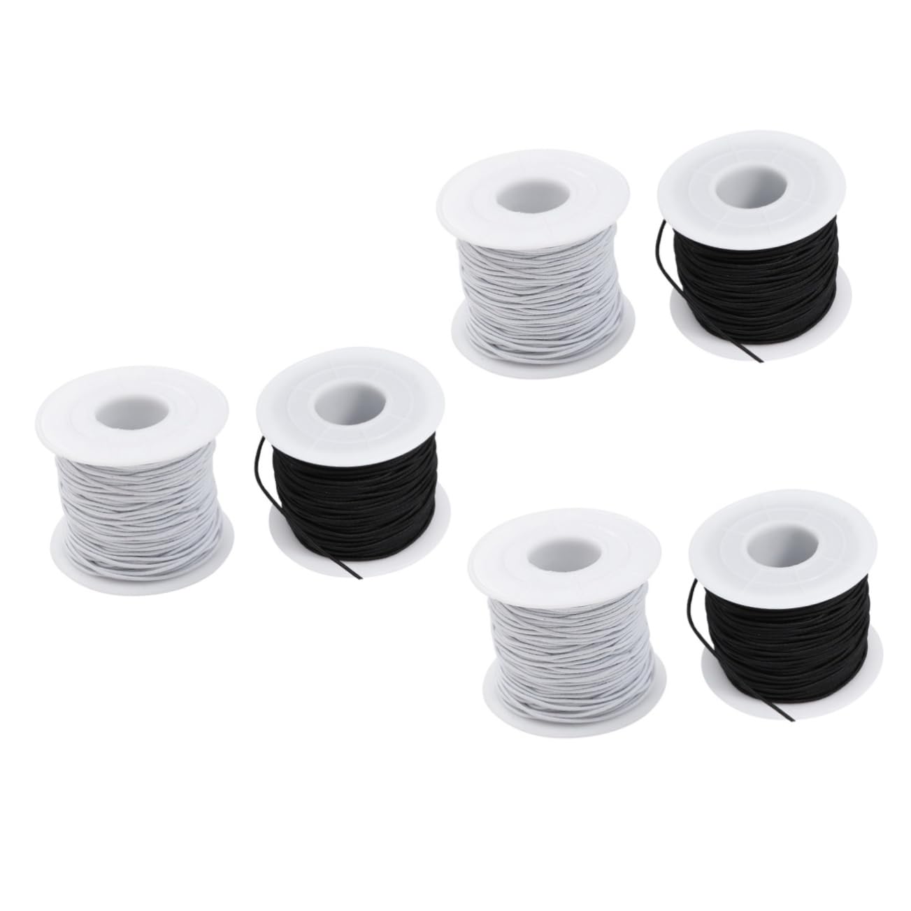 SHINEOFI 6rollen Elastische Armbandschnur Für Schmuckherstellung Hautfreundlich Für Armbänder Und Bastelprojekte
