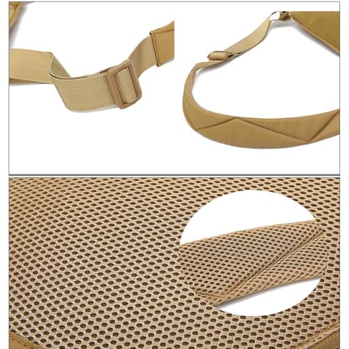 Powios Crossbody Bag, Lightweight Single Shoulder Multifunctional Outdoor Chest Bag with Adjustable Shoulder Strap4