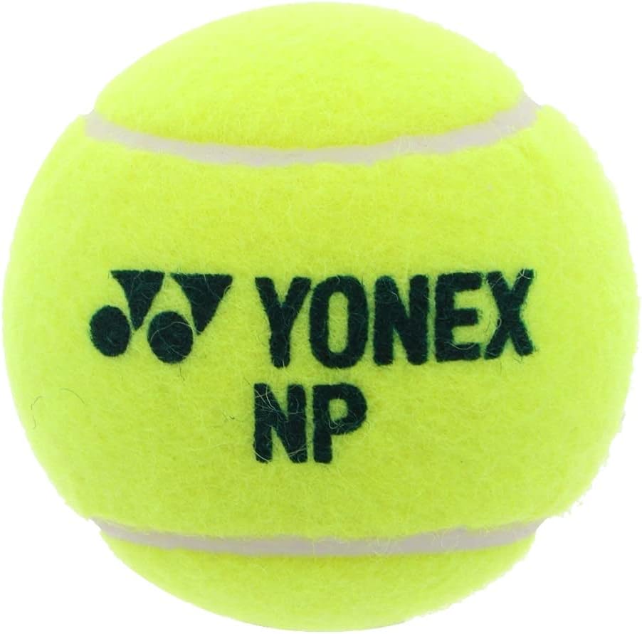 YONEX Tennis Ball, Non-Pressure Ball, Yellow