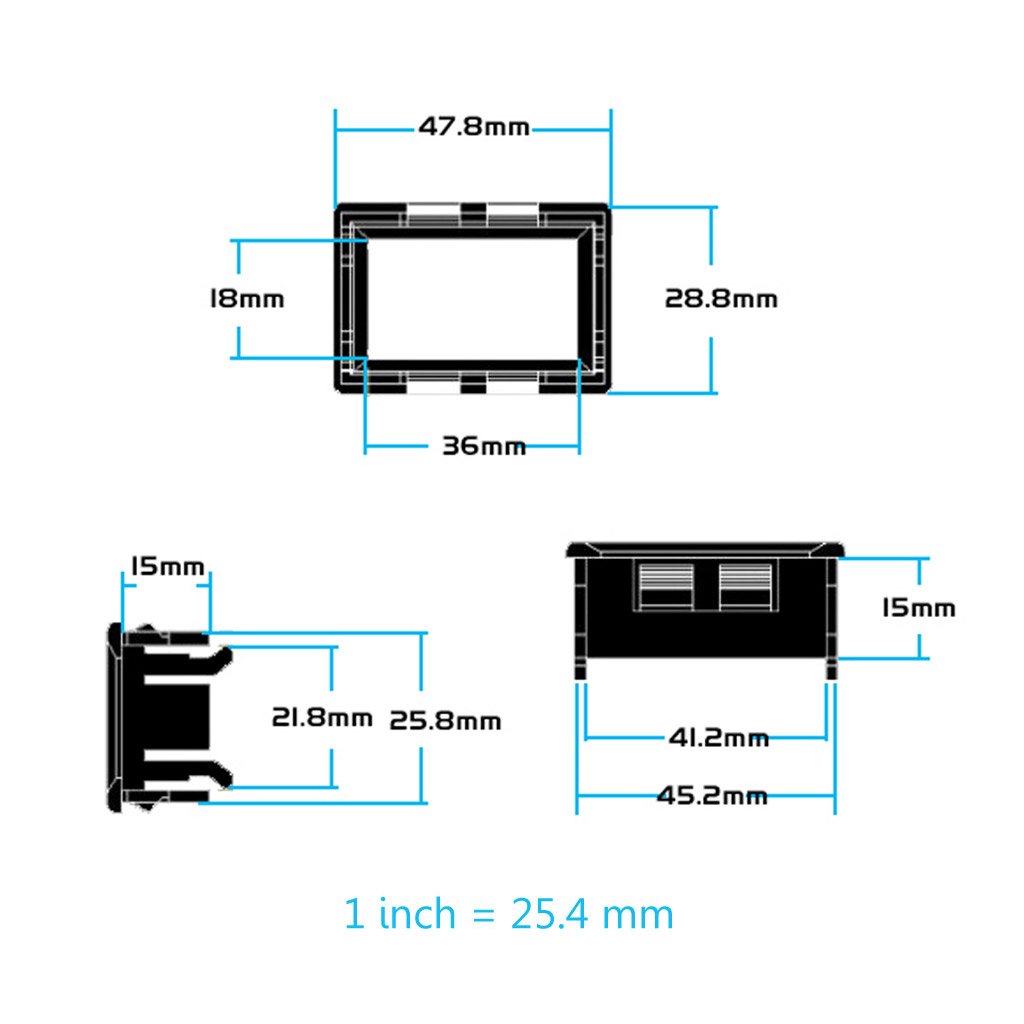 5-Digits Voltmeter DC 0-33.000V (0-33V) Digital Voltmeter 5-Digits bit High Precision Voltage Meter