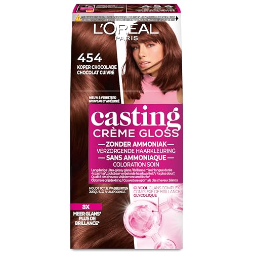 L\'Oréal Paris Casting Crème Gloss 454 Mahagoni Kupfer Brownie Brown - Haarfärbemitteln L\'Oréal Paris Casting Crème Gloss 454 Mahagoni Kupfer Brownie Brown - Haarfärbemitteln