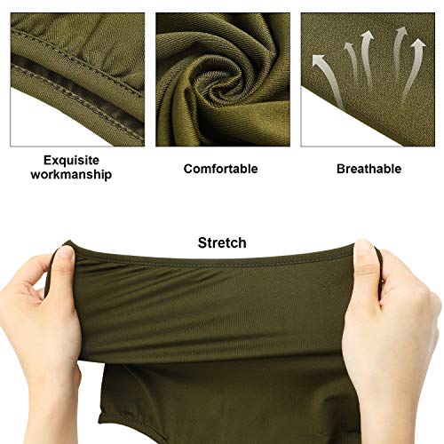6 Pcs Face Balaclava Cover Winter Windproof Face Mask Full Face Cover Polyester Ice Silk Uv Protection For Outdoor Sports(Coffee, Dark Grey, Army Green, Royal Blue, Light Grey, Sky Blue, Ice Silk) #TOP6