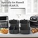 Silicone Air Fryer Liner for Russell Hobbs XXL 8L 27170-56,3PCS Air Fryer Liners Silicone for Russell Hobbs XXL 8.3 L 27632-56 Reusable 2-in-1 Silicone Air Fryer Accessories for Air Fryer Basket Trays