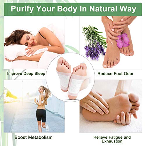 Foot Pads - (100Pcs) Natural Cleansing Foot Pads For Foot Care, Sleeping & Anti-Stress Relief, No Stress Package - 100 Packs #TOP2