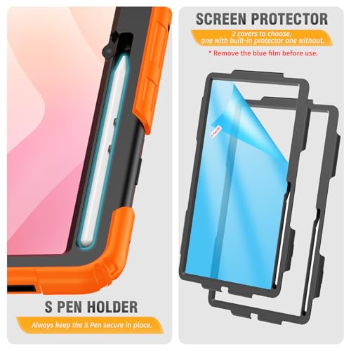 Funda para Samsung Galaxy Tab S11 Ultra de 14.6 pulgadas 2025 resistente 5
