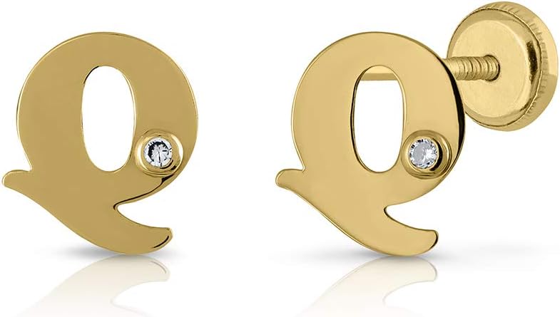 Orecchini per bambina oro 18Kt Quadrifoglio 5,5mm | Gioielleria ALDA