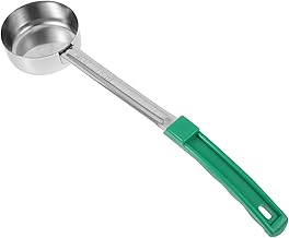 Luxshiny Colher Talheres De Plástico Colher De Plástico Tomate Comida Molho De Sopa Colher De Porção Colher De Aço Inoxidável Colher De Porção Premium Concha De Controle De Porção Colher