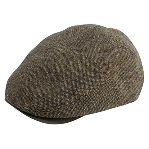 Gamble & Gunn Goodwood Unisex Flat Cap. 100% Wool Hat for Men and Women Brown Cover