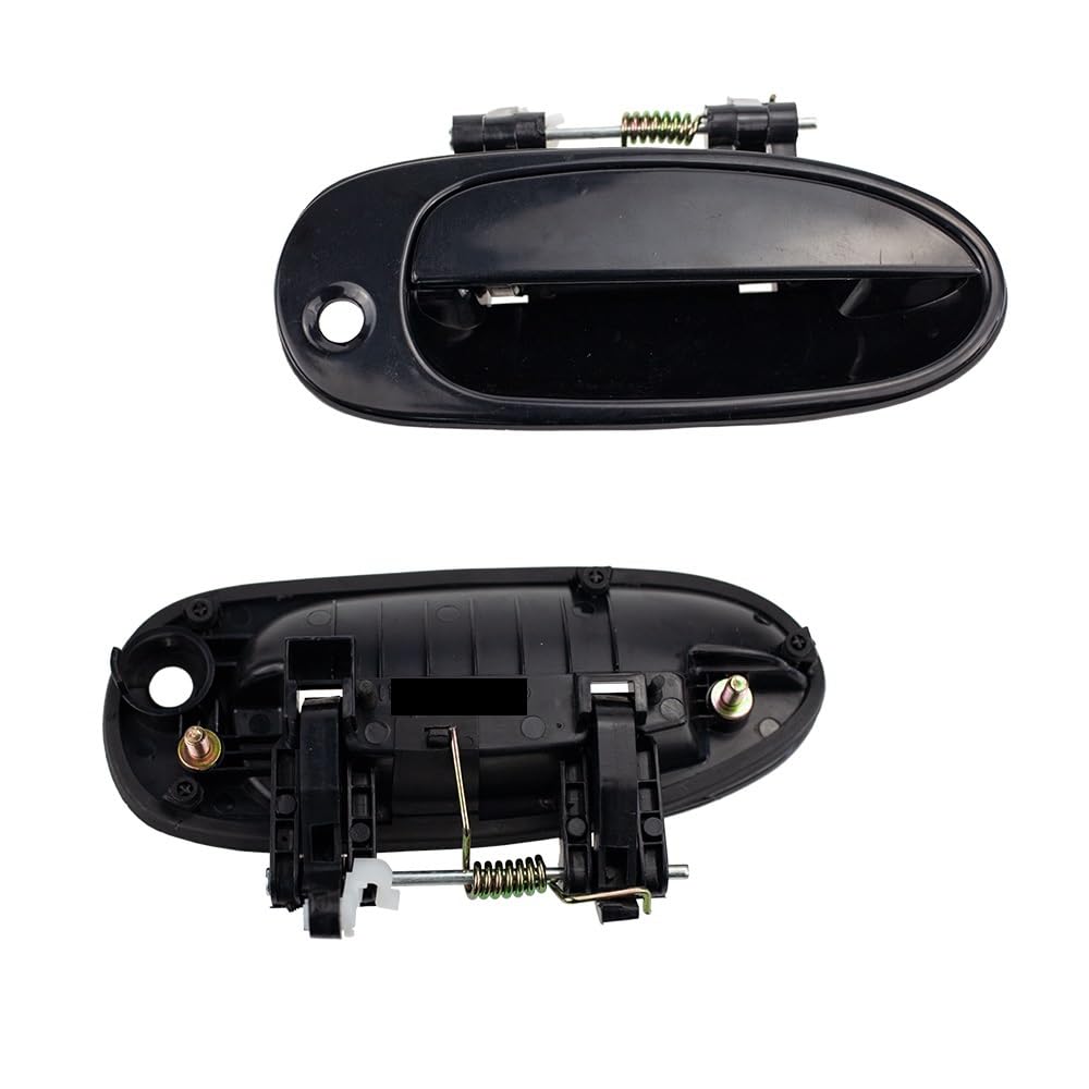 Zmyozdo Right Automotive Parts Black Exterior Outside Door Handle Left For Kia For Sephia 1998 1999 2000 2001 For Spectra(Right)