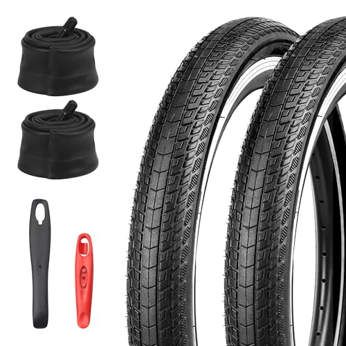 20/24/26x 1.75 Mountain Bike Tire Set,2 Pack Bike Tire
