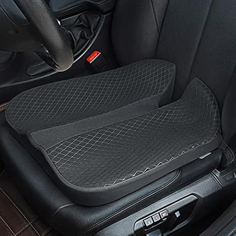 Seat Cushion for Car and Truck Driver Seat Office Chair Wheelchairs Orthopedic Ergonomic Memory Foam Coccyx Seat Sciatica Cushion for Tailbone Sciatica Relief Hemorrhoid Car Seat Pad Cover