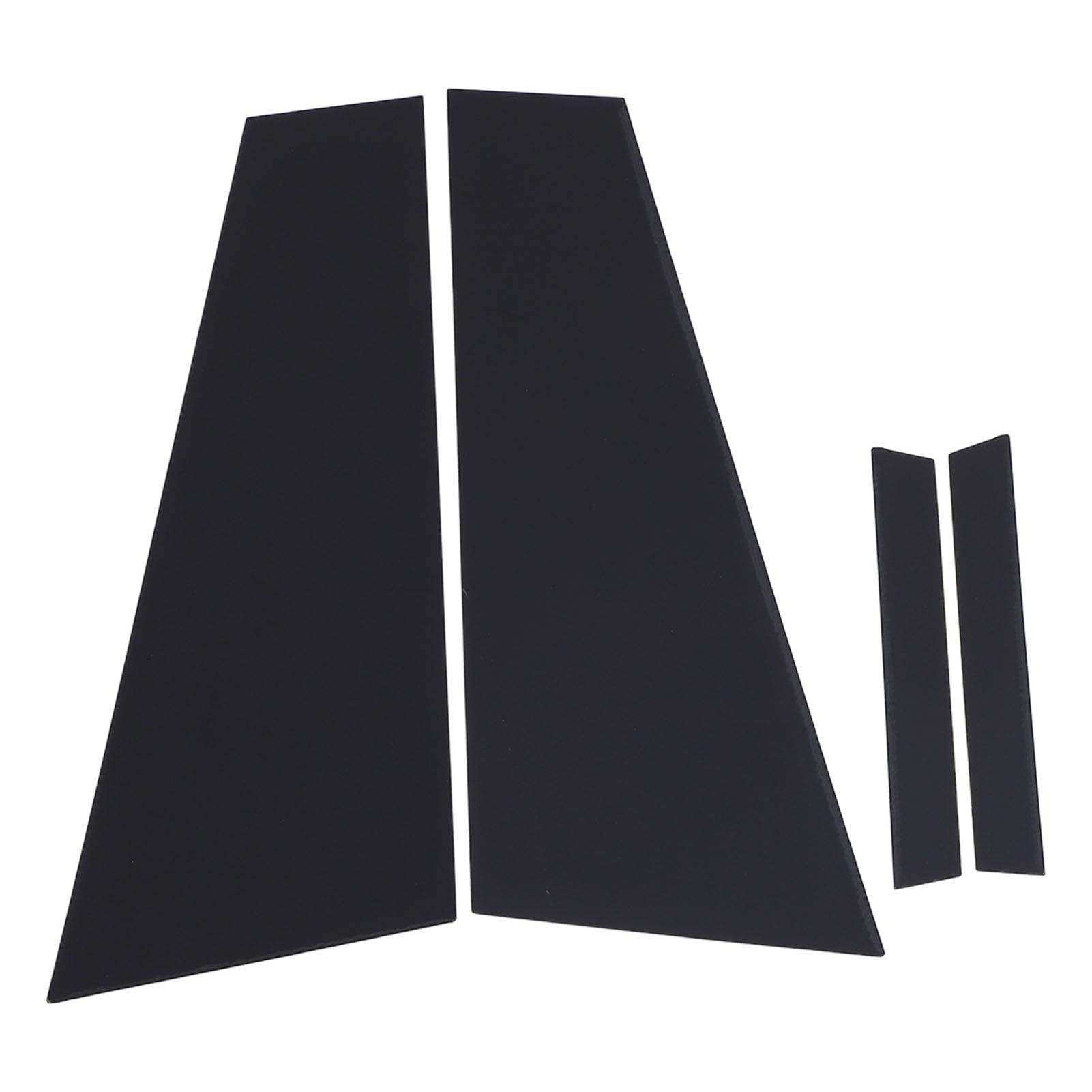 Säulenpfosten-Aufkleber Für Mercedes CLS W219 - 4-teilig Hochglanz Schwarz