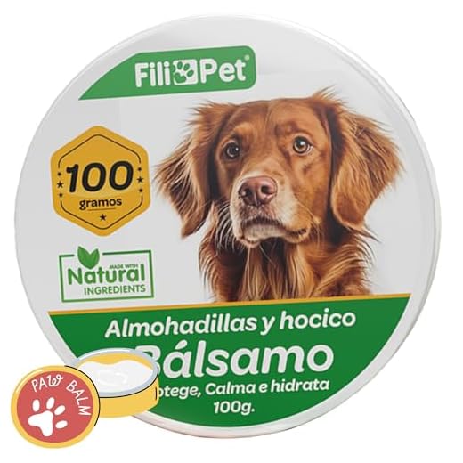 Filipet Crema Protector Almohadillas para Perros |Limpiador Patas y Nariz Hidratante | Bálsamo Cicatrizante con Cera de Carnauba y Cera Blanca de Abeja | Ingredientes Naturales 100g