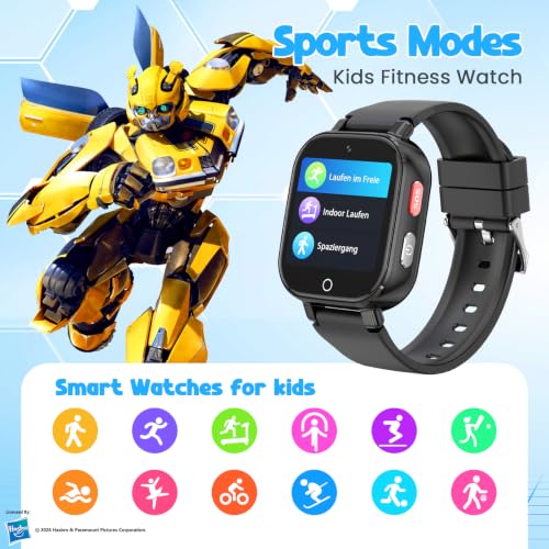 Smart Watch for Kids, 4G Kids Smartwatch with GPS Tracker Calling (Black) - image 9