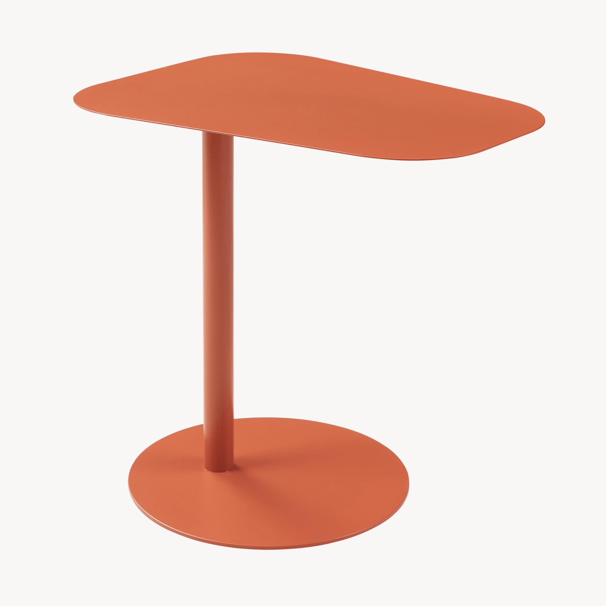 [en.casa] Table d'Appoint Bout de Canapé Table de Chevet au Style Intemporel Design Élégant Moderne Stable Intérieur Extérieur pour Salon Séjour Balcon Terasse Métal 50 x 50 x 38 cm Vert Pomme