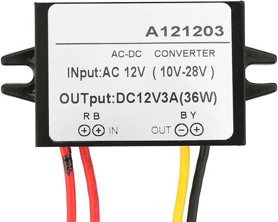 Tbest 12V Current Rectifier, AC/DC Converter, 100W Motorrad Omvormer, 24V to 5V Buck Converter