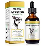 Natural Yeast Infection Treatment for Dogs, Dog Yeast Infection Treatment, Dog Allergy Relief, Itch and Immunity Relief, Improves Coat & Skin, Dog Herbal Supplement, 2 oz
