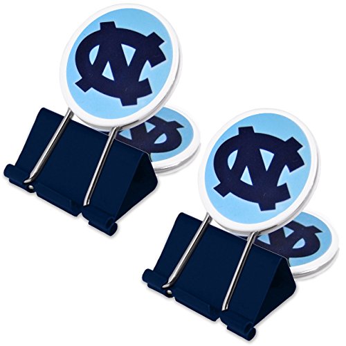 NCAA North Carolina Tar Heels MyFanClip Multipurpose Clips (Pack of 2)