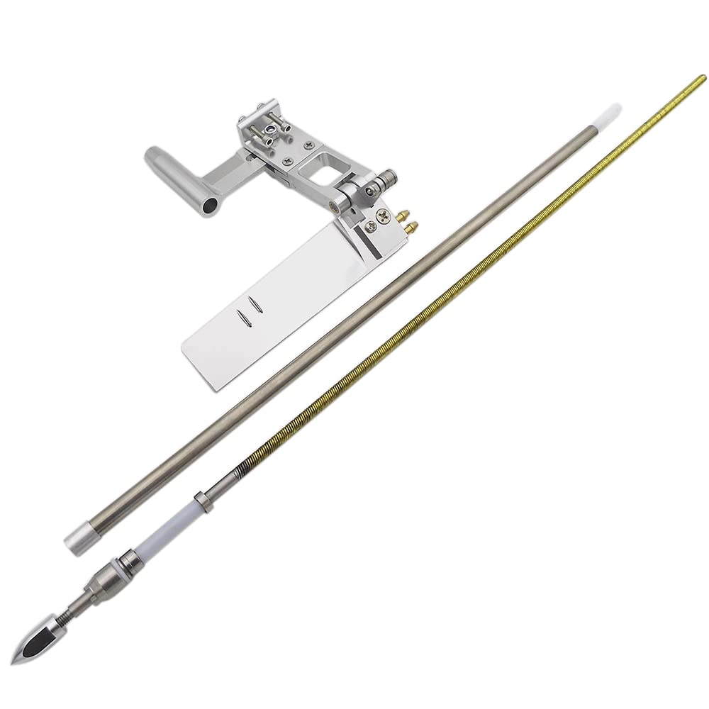 RC Boot 4,76 mm 3/16 Zoll 400 mm flexible Antriebswelle + Schaftstrebe, Dual-Wasseraufnahme, 110 mm Ruder-Kits für RC-Boot, Katamaran, CAT-Speedboot (linke Hand)
