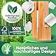 Loco Bird Toilettenpapier Aufbewahrung aus Bambus - Klopapier Aufbewahrung für 4 Rollen - Klorollenhalter stehend, Klopapierständer mit Deckel, Toilettenpapieraufbewahrung, Klorollenaufbewahrung Holz