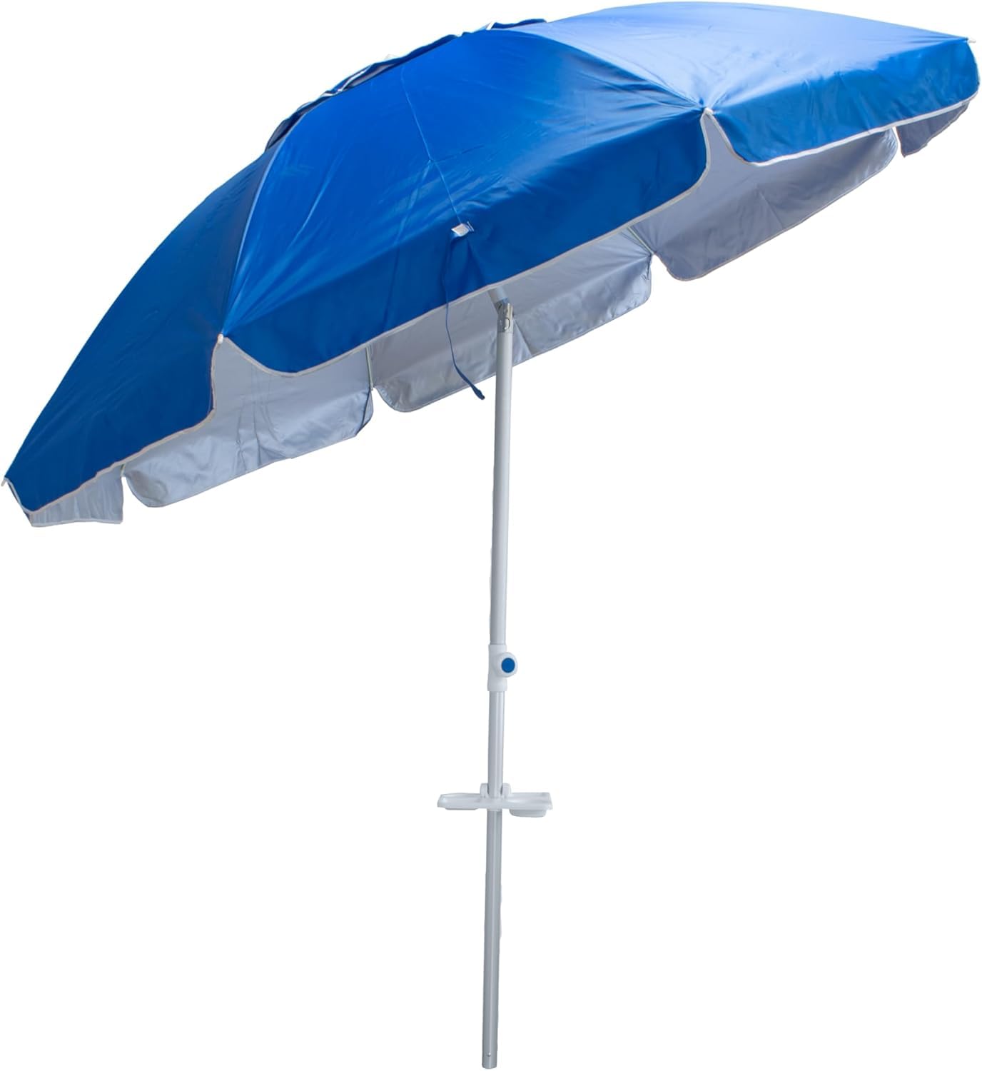 Ombrellone da Spiaggia Maiori – Struttura in Alluminio, Telo Anti UV, Snodo Zincato, Stecche in Fibra di Vetro, Base a Trivella, Sacca con Tracolla