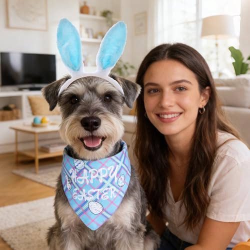 Disfraz de conejo de Pascua para perros pequeños y medianos miniatura 7