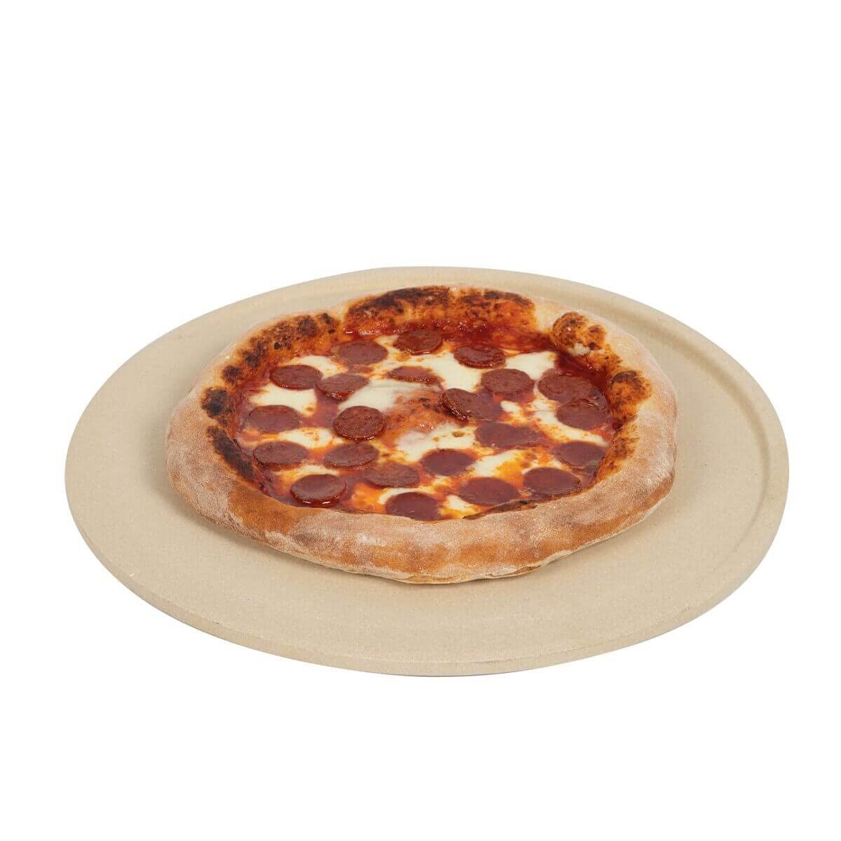 Pietra Refrattaria Tonda 35cm per Pizza e Pane, Adatta a Forno e Barbecue