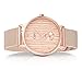 Produktbild Cari Mesh Milanaise Holzuhr für Damen mit Saphirglas (34mm) - Armbanduhr Verona-141 (Rosegold)