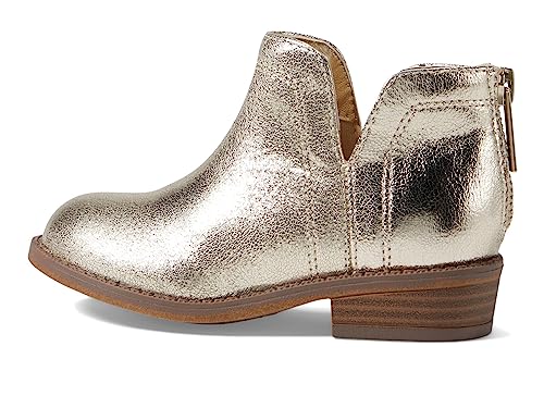 NINA Girl's Olympia (Toddler/Little Kid/Big Kid) Light Gold Crackle 4 Big Kid M4