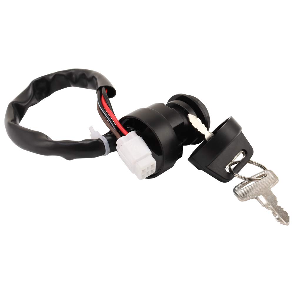 Ignition Key Switch Fits for Yamaha YFZ450 Grizzly 400 450 Kodiak 400 450 YFM400 YFM450 Wolverine 450 Repl.# 5ND-82510-00-00 5TG-82510-00-00