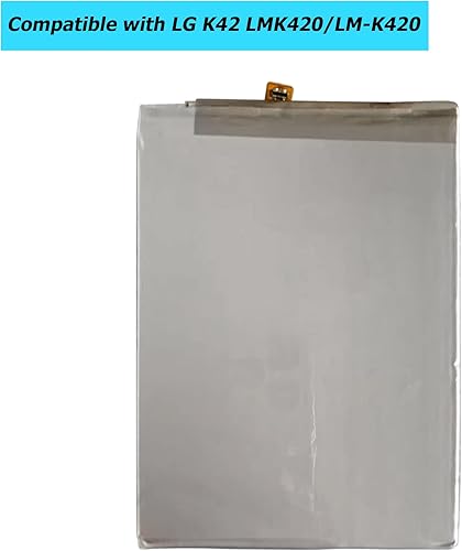 Miniatura 4 de BL-T51 - Batería de repuesto compatible con LG K42 LMK420 LM-K420 LMK420H LM-K420H LMK420E LM-K420E LMK420Y LM-K420Y con kit de herramientas