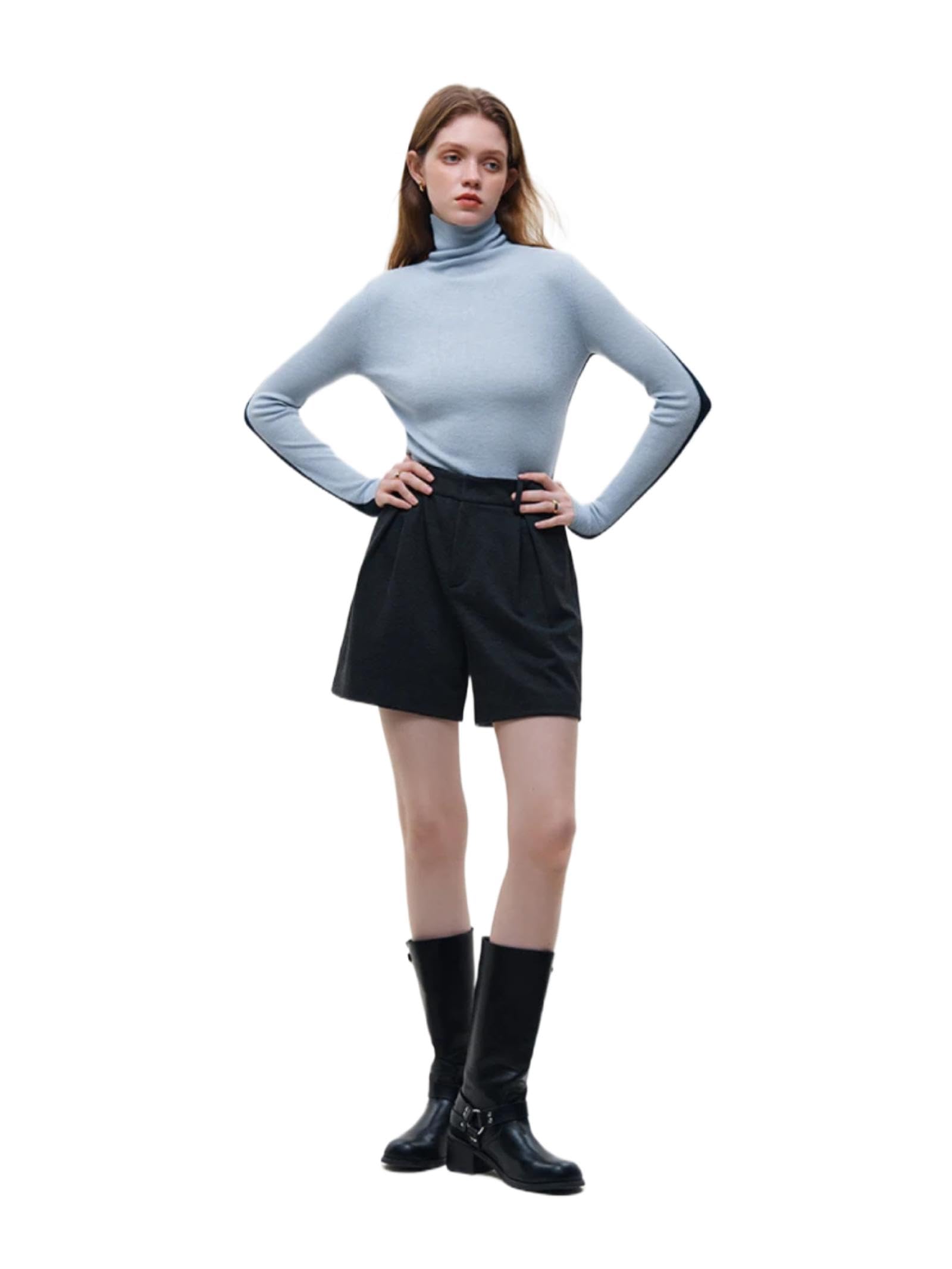 Maglione Felpe con Cappuccio Hoodies Pullover Sweatshirt Uomo Donna Maglioni da Donna S Blublu Navy