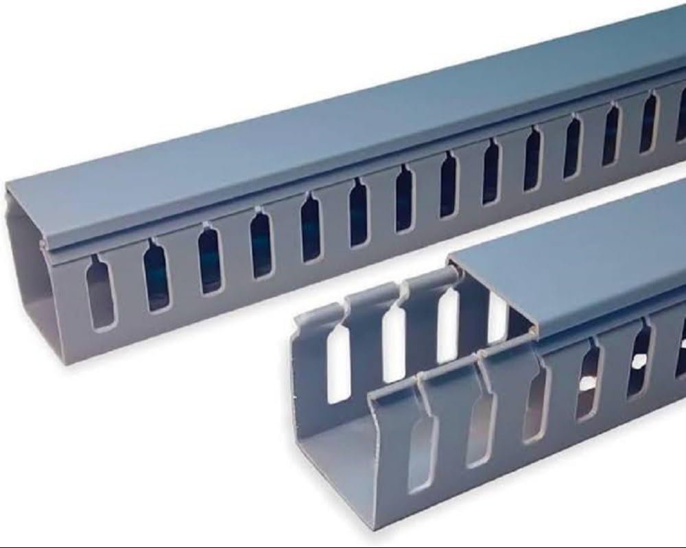 PVC AR Duct Cable Tray Managers/Wiring Channels/Cable Tray PVC FRLS Type (Size-60mm X 45mm X 100cm)