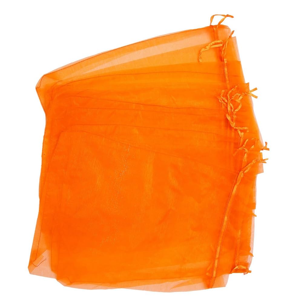 300 sztuk dużych organzy, 20 x 30 cm, siateczkowe torebki prezentowe, ze sznurkiem, woreczek na biżuterię, na Boże Narodzenie, wesele ( losowy)