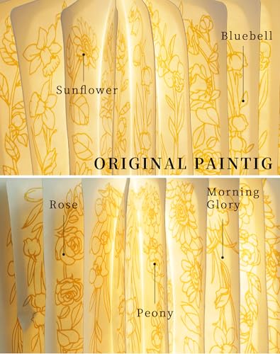 Floral Print Book Light,3-Color Book Lamp Book Lovers Gifts - image 8