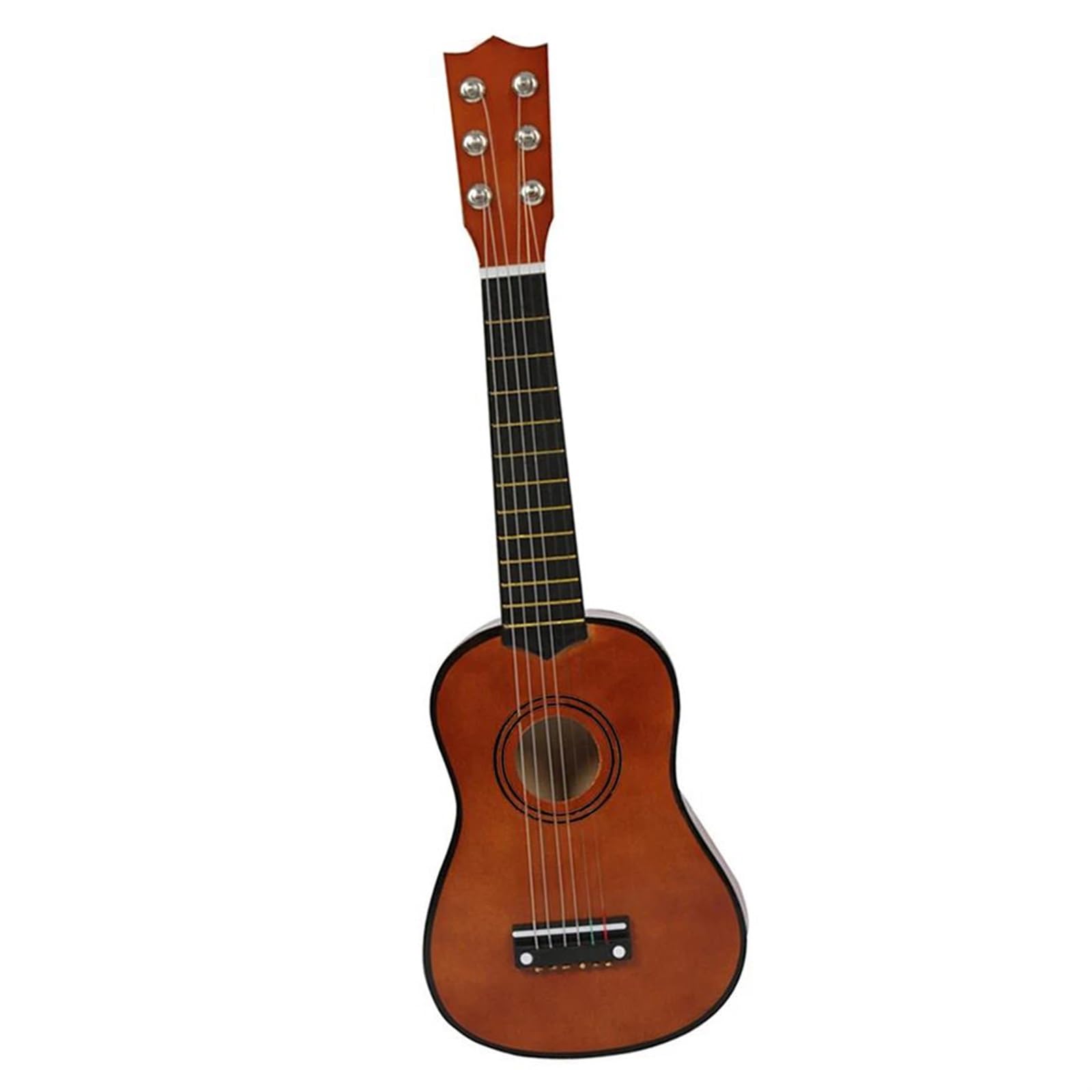 Ukulele per principianti 53,3 cm ukulele in tiglio 6 corde piccolo basso chitarra acustica strumenti musicali (marrone)