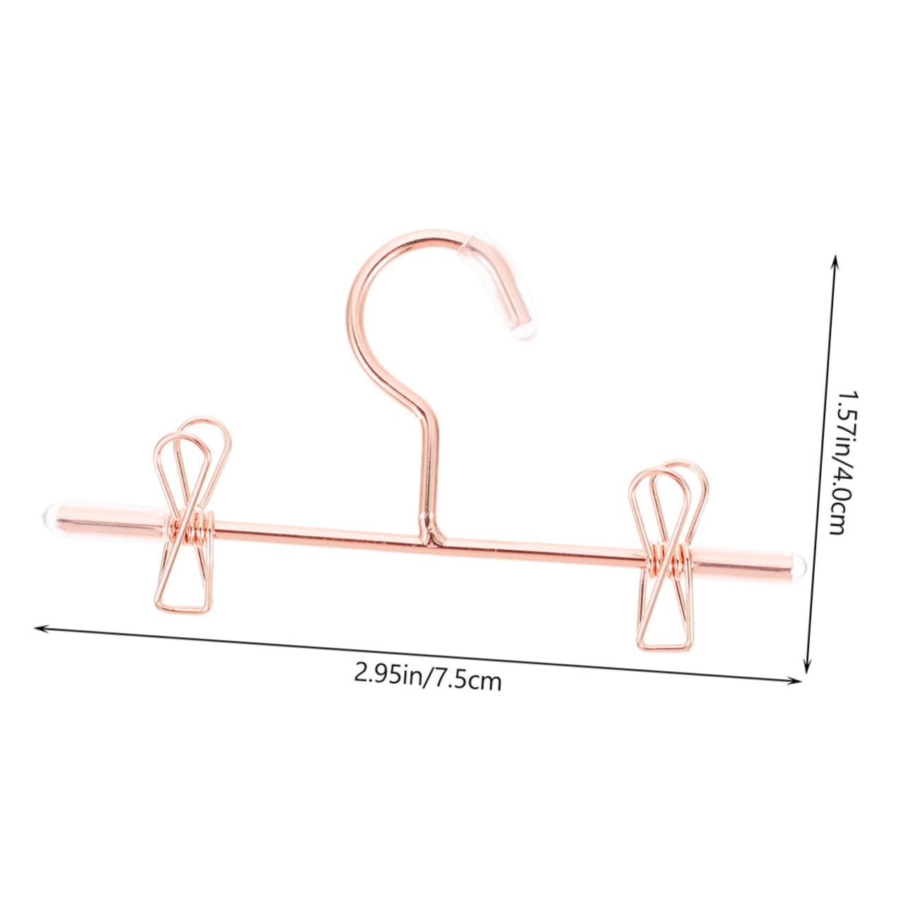 Happyyami 6Pcs Mini Doll Clothes Hangers Doll Hangers for Organizing and Displaying Tiny Garments for Keeping Rooms Tidy and Clean