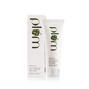 Plum Green Tea Pore Cleansing Face Wash | Acne Face Wash | Oily Skin | Bright, Clear Skin | 100% Vegan | 100% Paraben Free | 75ml
