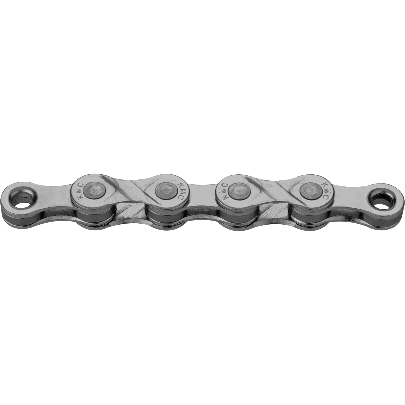 KMC e8 Turbo EPT Catena per bici elettrica a 8 velocità, anti-ruggine, argento scuro, 122 maglie