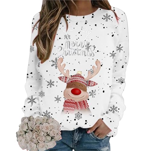 Weihnachten Pullover Damen Lustig Weihnachtspullover Ugly Christmas...